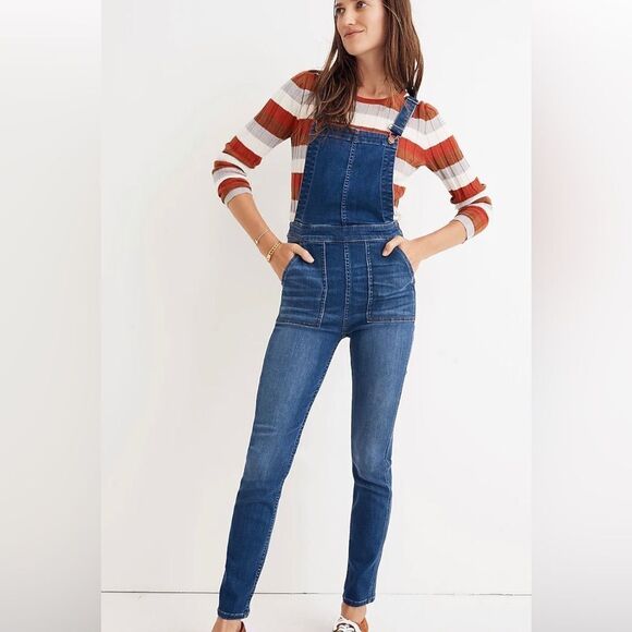 MADEWELL SKINNY DEMIN‎ OVERALL SIZE S - Picture 1 of 8
